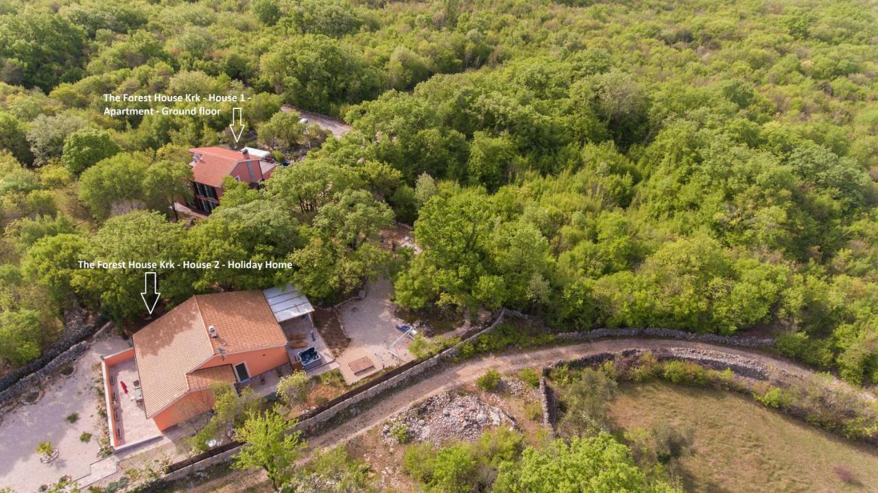 The Forest House Krk 2 Kras Екстер'єр фото